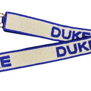 Duke Purse Strap - White/Blue