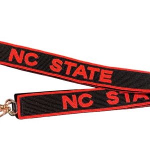 NC State Purse Strap - Black/Red