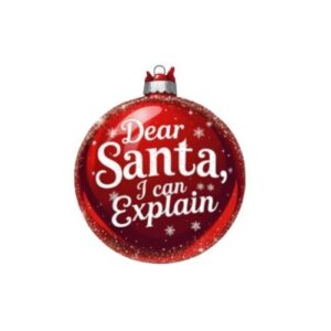 Custom Dear Santa Christmas Ornament