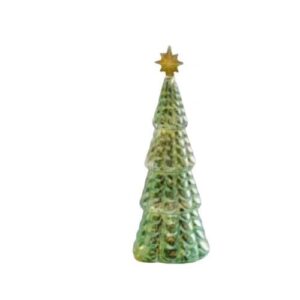 Glass Christmas Tree - Regular Green