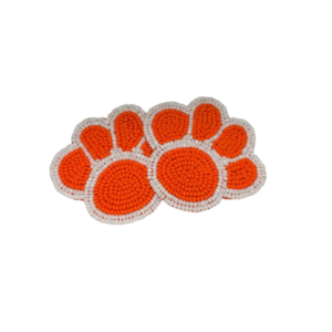 Clemson Paw Earrings