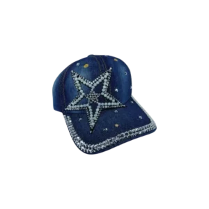 Denim Star Cap